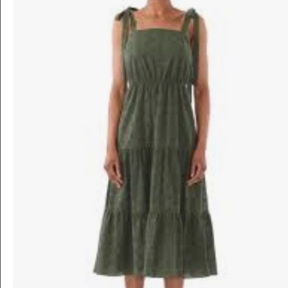 JASON WU Cotton Sleeveless Midi-Dress - Picture 2 of 8